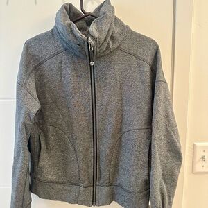 lululemon Gray Zip-Up Hoodie